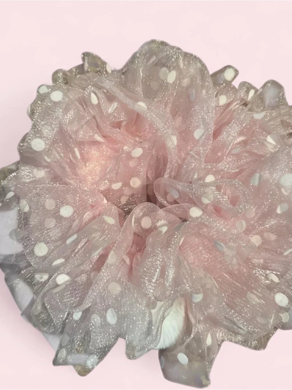 Pink Bunny Ear Headband and tutu with bunny tail attached